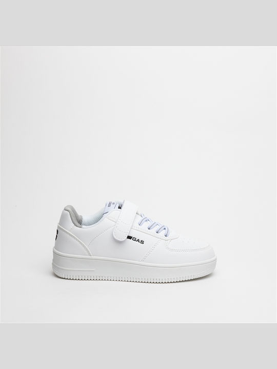 Παιδικά Sneakers με Σκρατς Λευκά