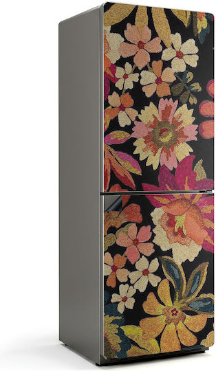 Magnetică Husă Pentru Frigider Model Floral Model Broderie 70x190 Cm