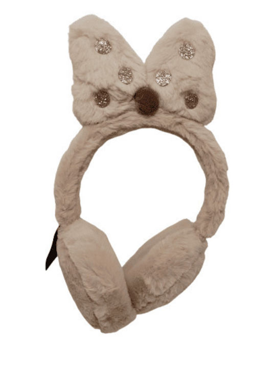 Kids Beanie Fur Brown