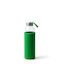 Camu Water Bottle Glass with Screw Lid Green 500ml
