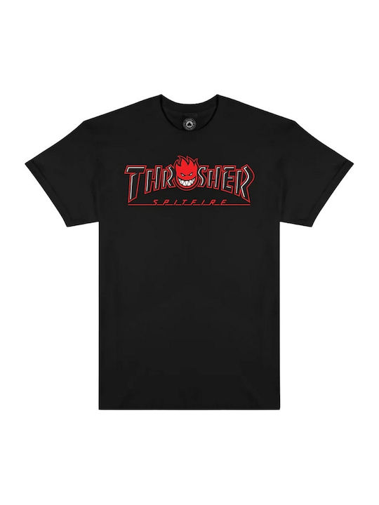 Thrasher Tricou Black