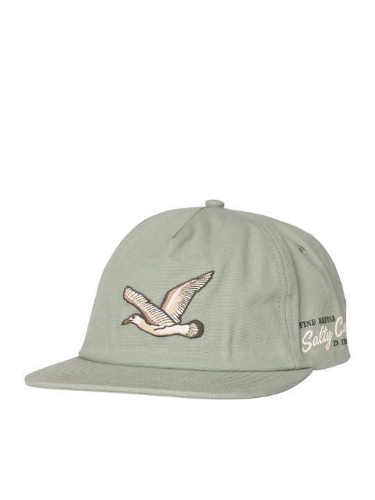 Salty Crew Coastal Snapback Cap Marine