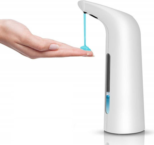 Spender Küche aus Edelstahl mit automatischem Spender Weiß 400ml