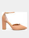 Pumps mit Riemchen Rosa