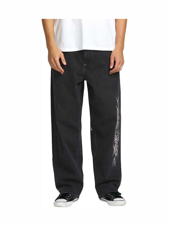 Men's Jeans Pants with Relaxed Fit Black
