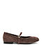 Wildleder Damen Ballerinas in Braun Farbe