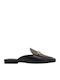 Flat Mules σε Μαύρο Χρώμα