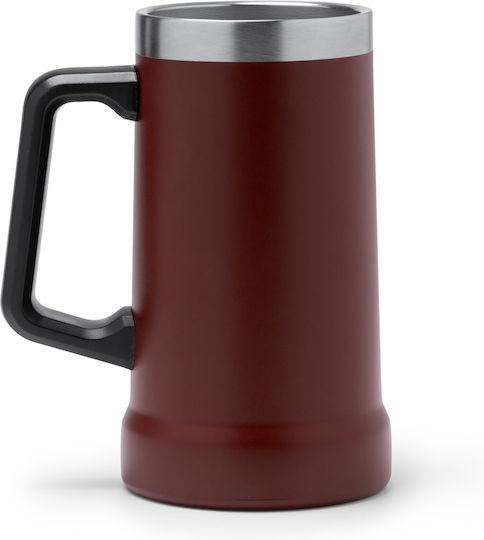 Ronin Cană Metalic Roșie 700ml