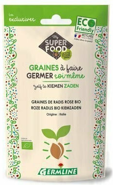 Organic Red Radish Sprouting 100g Germline