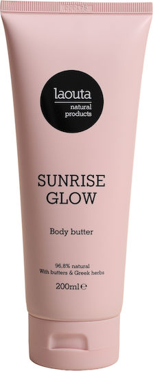 Laouta Natural Products Moisturizing Butter Body with Aroma Vanilla 200ml