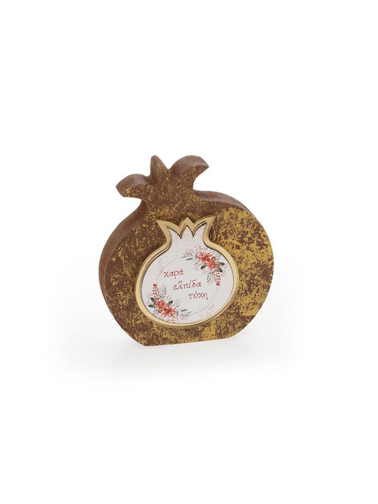 Zivas Tabletop Lucky Charm Pomegranate Brown 10cm 1pcs