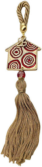 Marhome Hanging Lucky Charm Home Beige made of Metal 20cm 1pcs