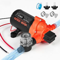 Αντλία Νερού Vevor Rv 12v Dc 4 Gpm 15,1 L Min Αντλία Νερού Διαφράγματος Αυτοπροσαρμογής 3-θαλάμων Αυτόματο Διακόπτη Πίεσης Μέγιστη Πίεση 40 Psi Κατά Παραγγελία Rv Τροχόσπιτο Θαλάσσια Γιοτ Πλύσιμο Αυτοκινήτων