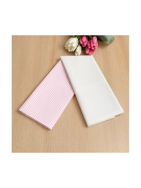 abo Baby Sheets Set Cradle Cotton Multicolored 70x120cm 2pcs