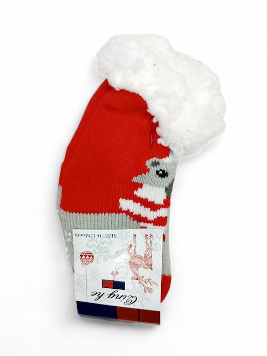Fengi Kindersocken Rutschfest Rote