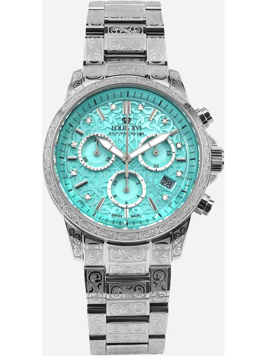 Louis XVI Watch Battery with Metal Bracelet Louis XVI Watch Battery with Metal Bracelet