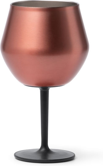 Glass made of Stainless Steel in Pink Color 380ml