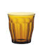 Set Gläser aus Glas in Honig Farbe 310ml 6Stück
