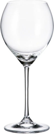 Crystal Bohemia Σετ Ποτήρια για Λευκό Κρασί από Κρύσταλλο 390ml 6τμχ