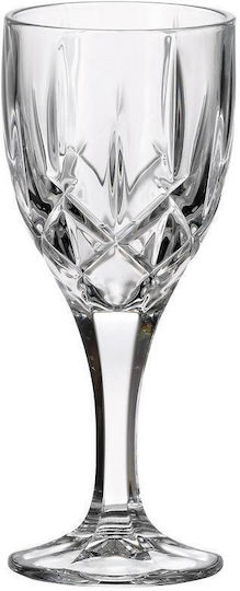 Crystal Bohemia Комплект Кристални Чаши На Столчета За Бяло Вино 240мл 6 Броя