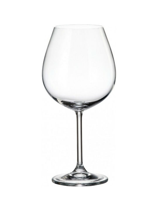 Bohemia Set Glasses for White and Red Wine Crystal Goblet 650ml 6pcs