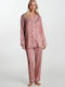 Pink Label Winter Damen Pyjama-Set Pink