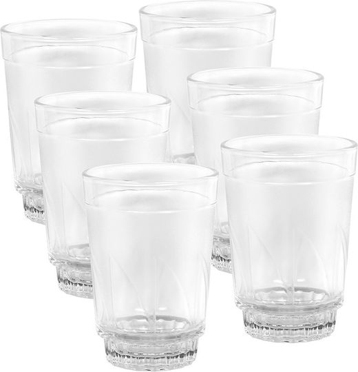 Keskor Σετ Ποτήρια για Λευκό Κρασί από Γυαλί 200ml 6τμχ