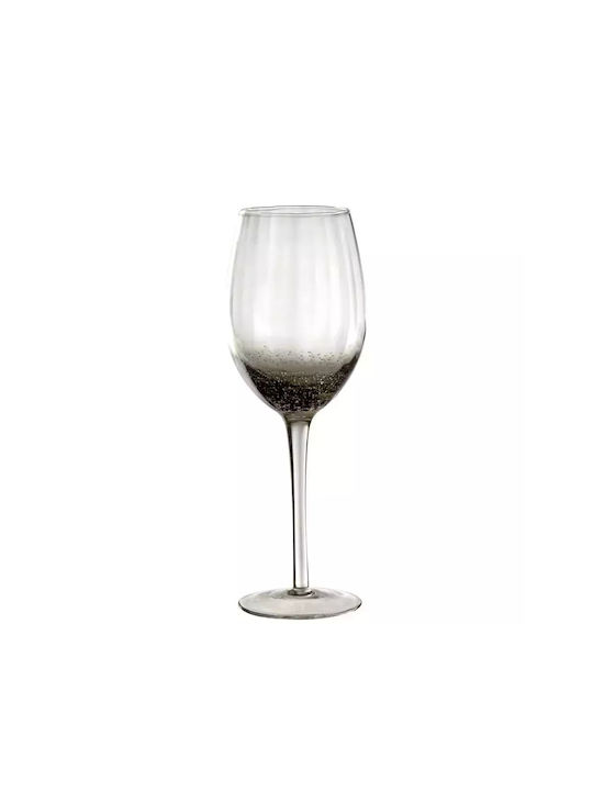 HFA Set of Glasses for White Wine made of Glass in Gray Color 330ml 6pcs