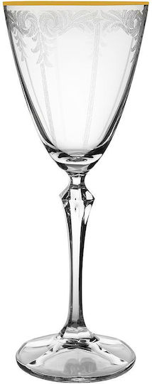 Crystalex CZ Set Brillen Wasser / Cocktail/Trinken aus Kristall Kelch 350ml 6 Stück