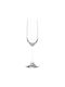 Ocean Madison Champagne Glass Set of 6 Glass Goblets from Glass with Straw