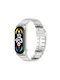 Mijobs Λουράκι Ανοξείδωτο Ατσάλι Ασημί (Huawei Band 4)