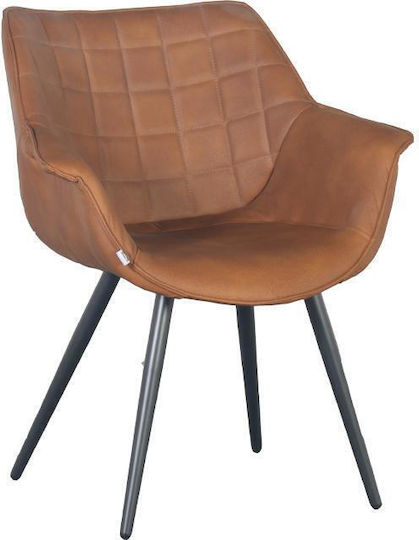 C-910β Dining Room Fabric Chair Cinnamon 62x65x82cm 2pcs