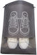 Plastic Shoe Storage Bag in Grey Colour 36x45cm