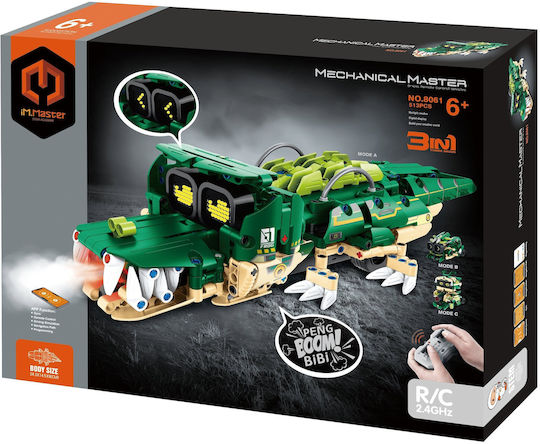 IM Master Τουβλάκια Remote Control Robo Crocodile για 6+ Ετών 513τμχ