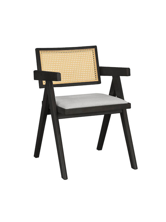 Winslow Stühle Speisesaal Black-grey 2Stück 56x63x80cm