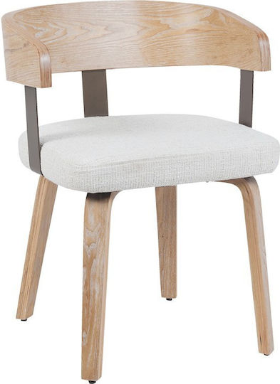 Armchair Anesy 53.5x51x72cm Beige Shade