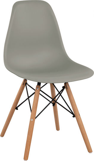 Twist Pp Stühle Speisesaal Grey 4Stück 46x50x82cm