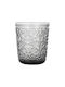 Cryspo Trio Tiero Set Gläser Whiskey / Wasser / Cocktail/Trinken / Bier, μπίρας aus Glas in Gray Farbe 300ml 6Stück