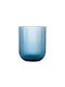 Cryspo Trio Noris Set of Glasses Whiskey / Water made of Glass in Blue Color 260ml 6pcs
