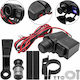 Water Resistant Motorcycle Charger 5v 2.1a 1 USB Port Lighter Voltometer Q-dy10 Andowl