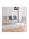 5037 Scaune Sala de mese Albastru 4buc 56x43x83buc