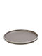Espiel Mood Teller Untiefe Keramik Gray mit Durchmesser 27.3cm 6Stück