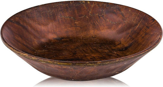 Espiel Hybrid Πιάτο Βαθύ από Μελαμίνη CHESTNUT με Διάμετρο 21cm 6τμχ