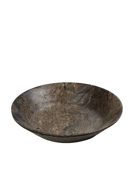 Espiel Pine Farfurie adâncă Lemn Verde 21cm 6buc