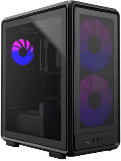 CoolerMaster MasterFrame 500 Mesh Gaming Midi Tower Κουτί Υπολογιστή με ARGB Φωτισμό Μαύρο
