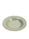 Espiel Tiffany Deep Ceramic Green Plate With Diameter 24cm 6 Pieces