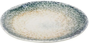 Espiel Lizard Plate Shallow made of Porcelain Orange 17cm 6pcs