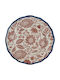 Laura Ashley Hedingham Plate Desert Ceramic Red with Diameter 21cm 2pcs