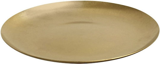 Espiel Snow Plate Shallow Inox Gold with Diameter 26cm 2pcs
