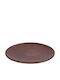 Espiel Calabria Pink Plate Shallow Ceramic Pink with Diameter 22.7cm 6pcs